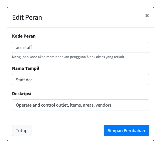 Jendela Edit Peran